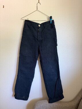 Jesse Kamm 'Handy Pant' Size 10 Navy Blue